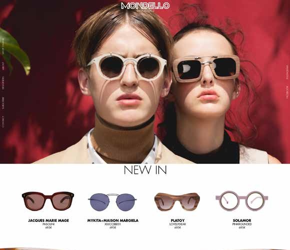 Eyewear Mondello 1962, campagna e sito e-commerce